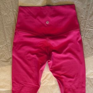 Hot pink lululemon leggings